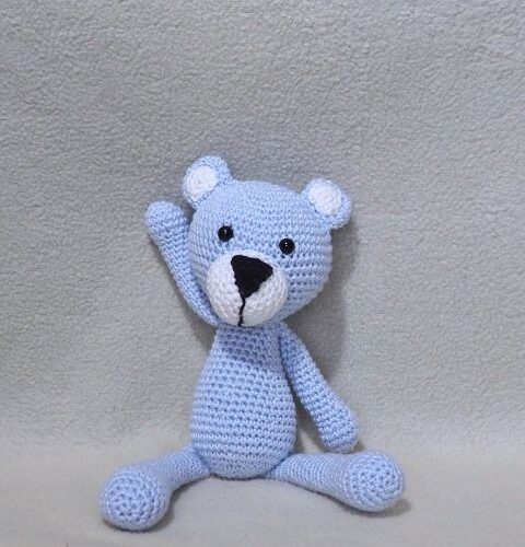 Handgemaakte gehaakte beer