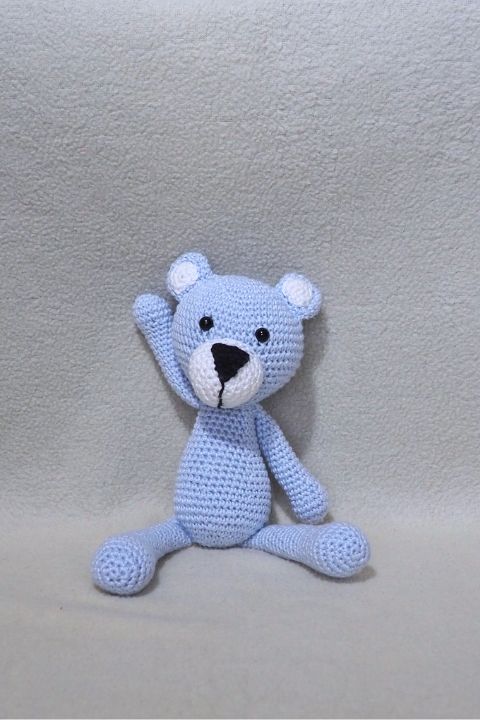 Handgemaakte gehaakte beer